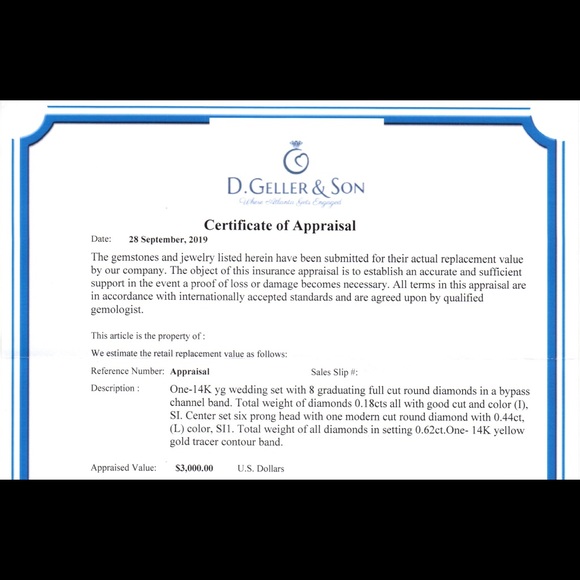 😇 Yellow Gold Wedding Set 😇 - Picture 10 of 12